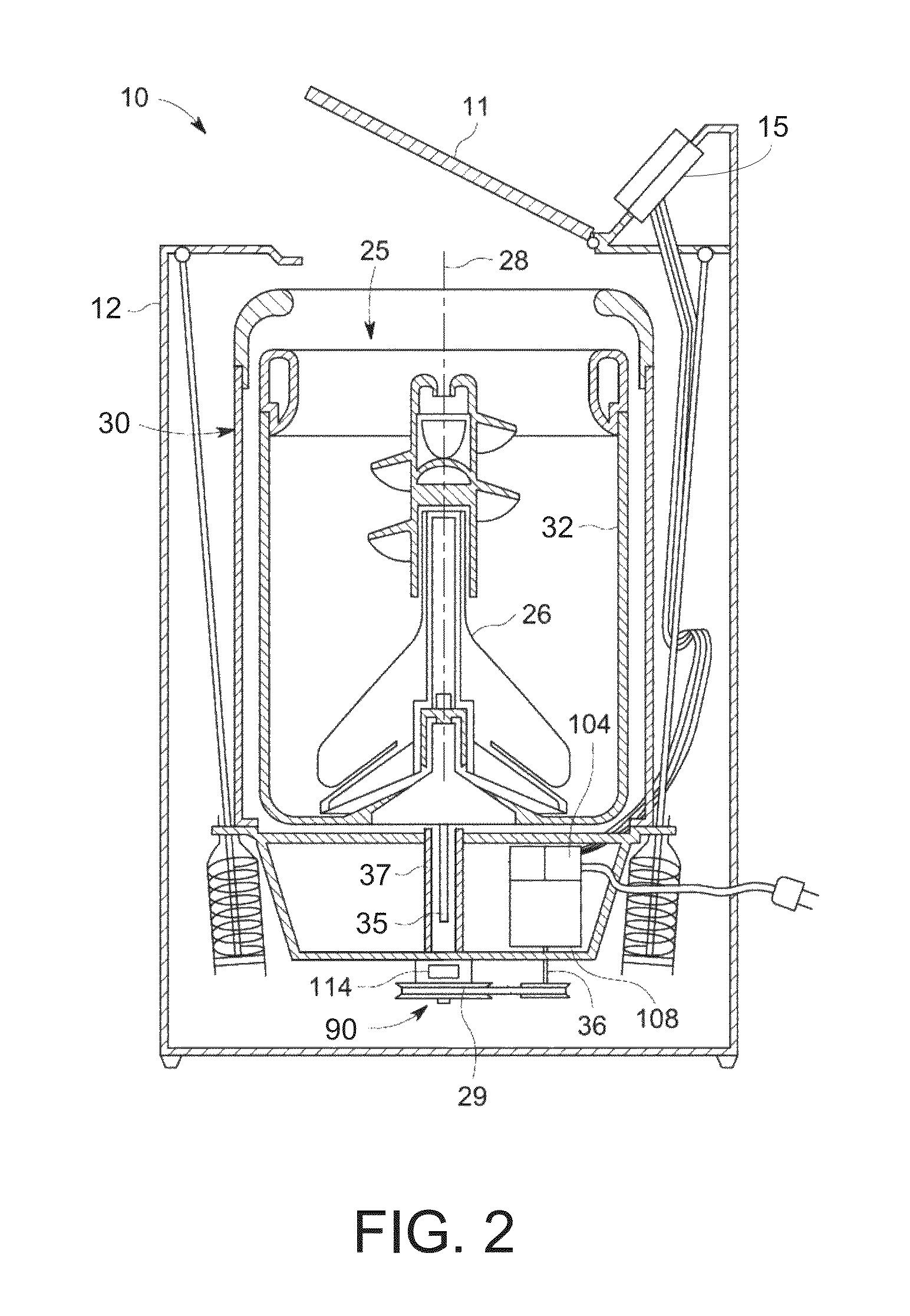 PMSM field weakening for appliance motors