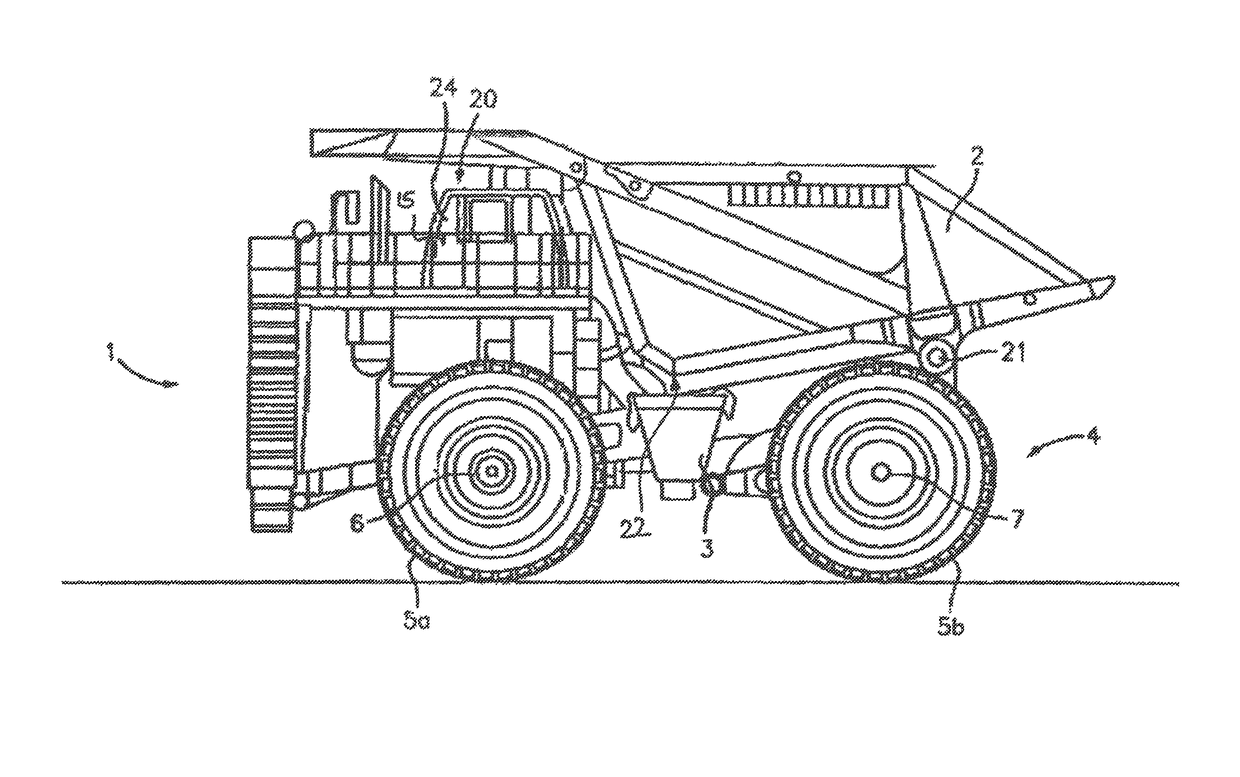 Work machine, in particular dump truck or truck, having an electric drive