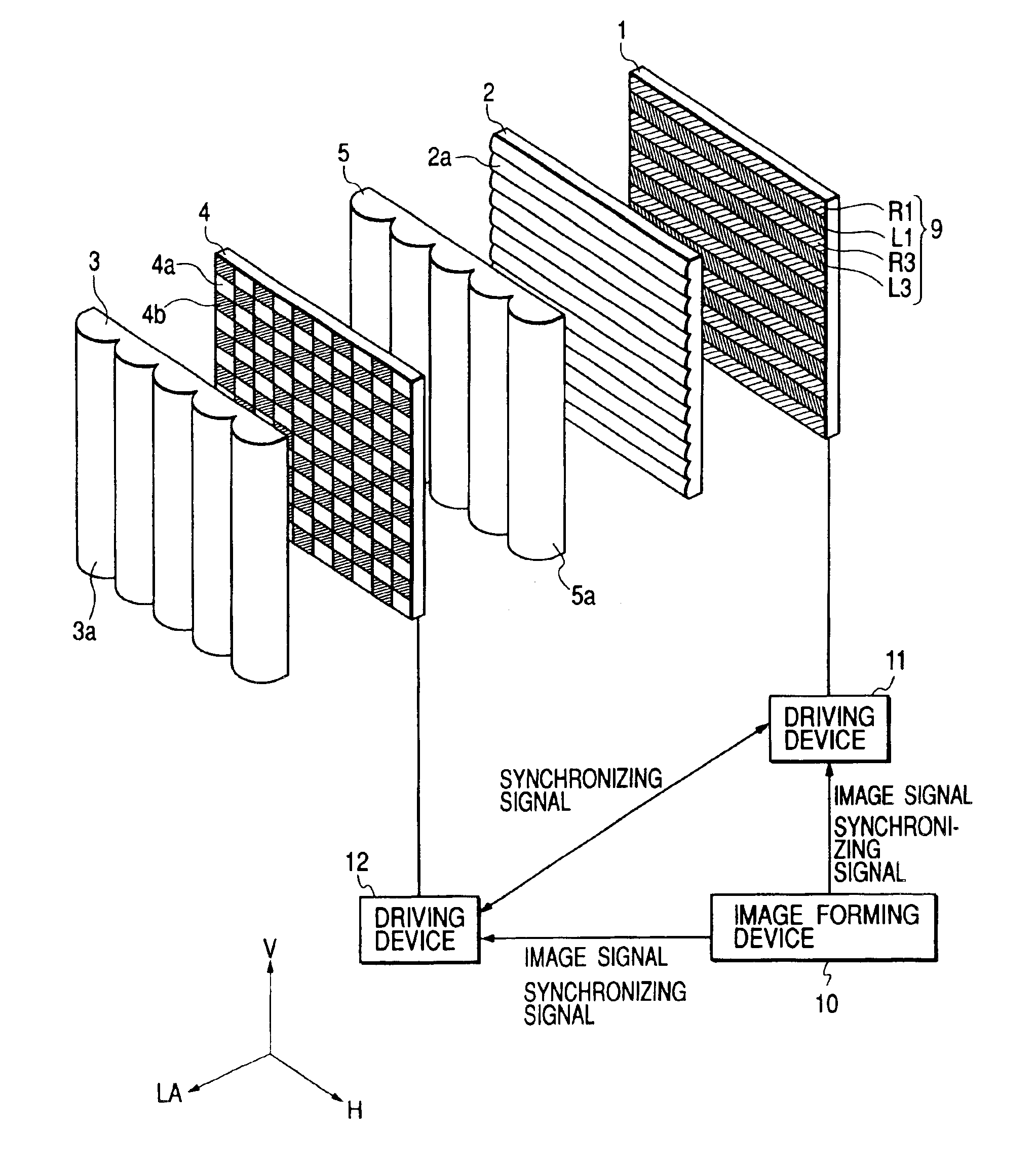 Method and apparatus for stereoscopic image display