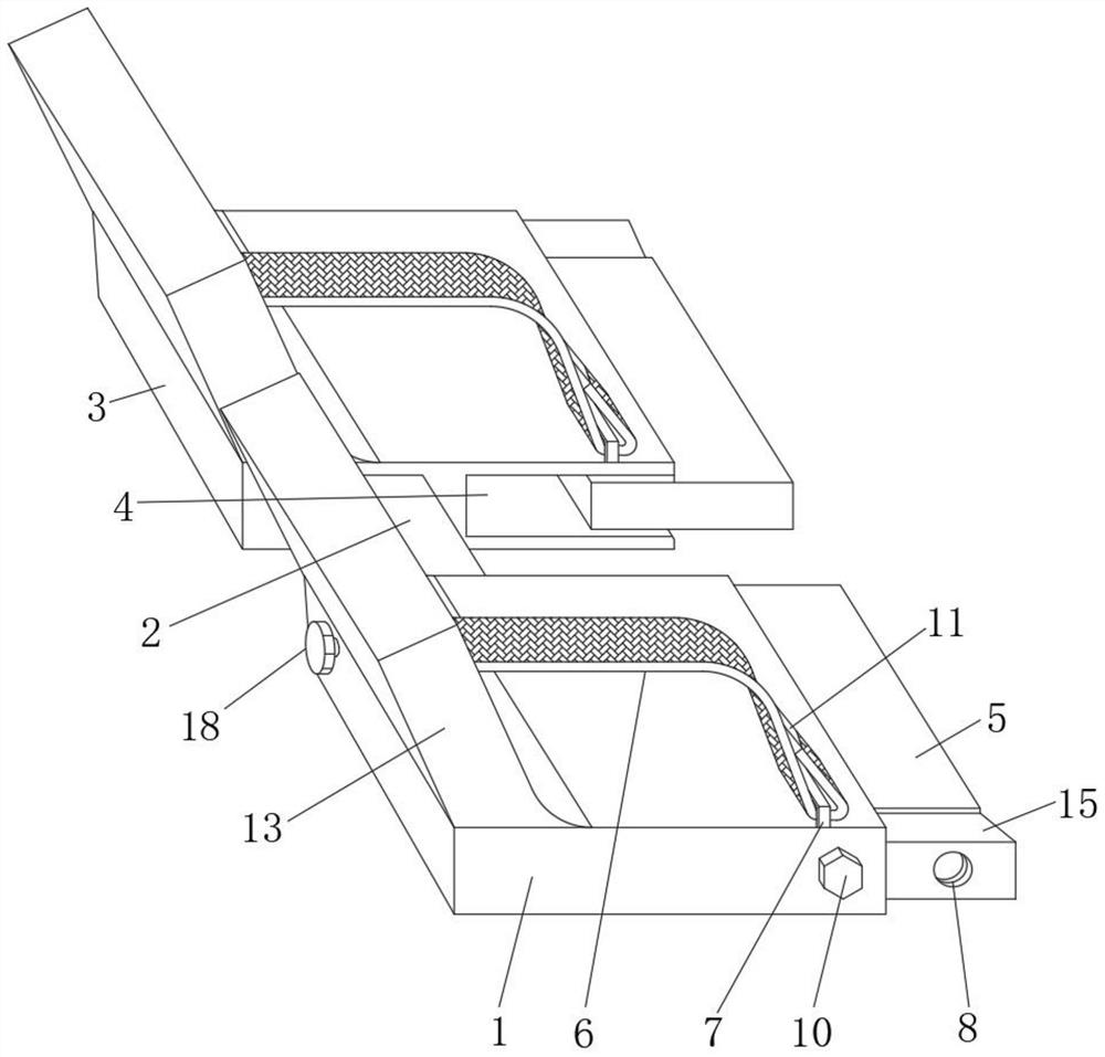 Thermoplastic carbon fiber composite operation hand supporting plate