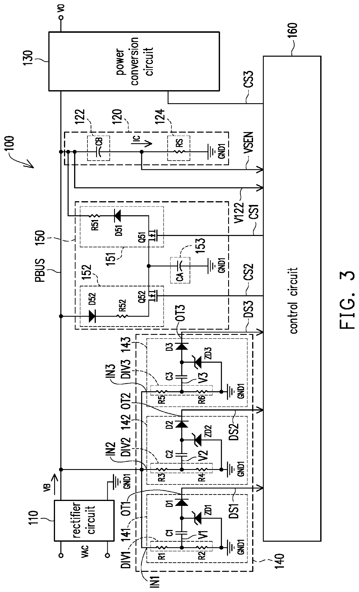 Power supply apparatus capable to extend hold-up time length of output voltage