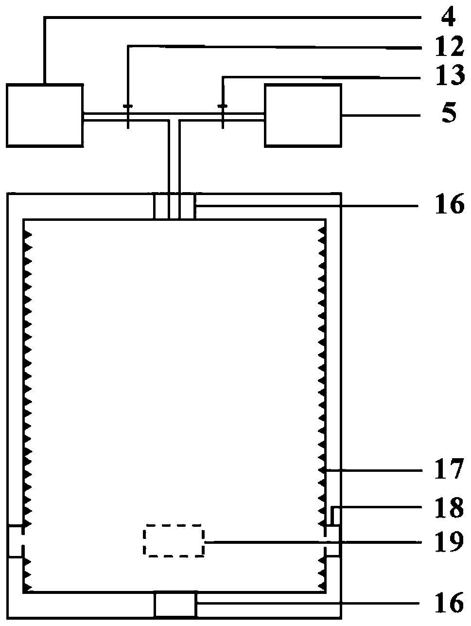 Rock sample grinding and separating device and method