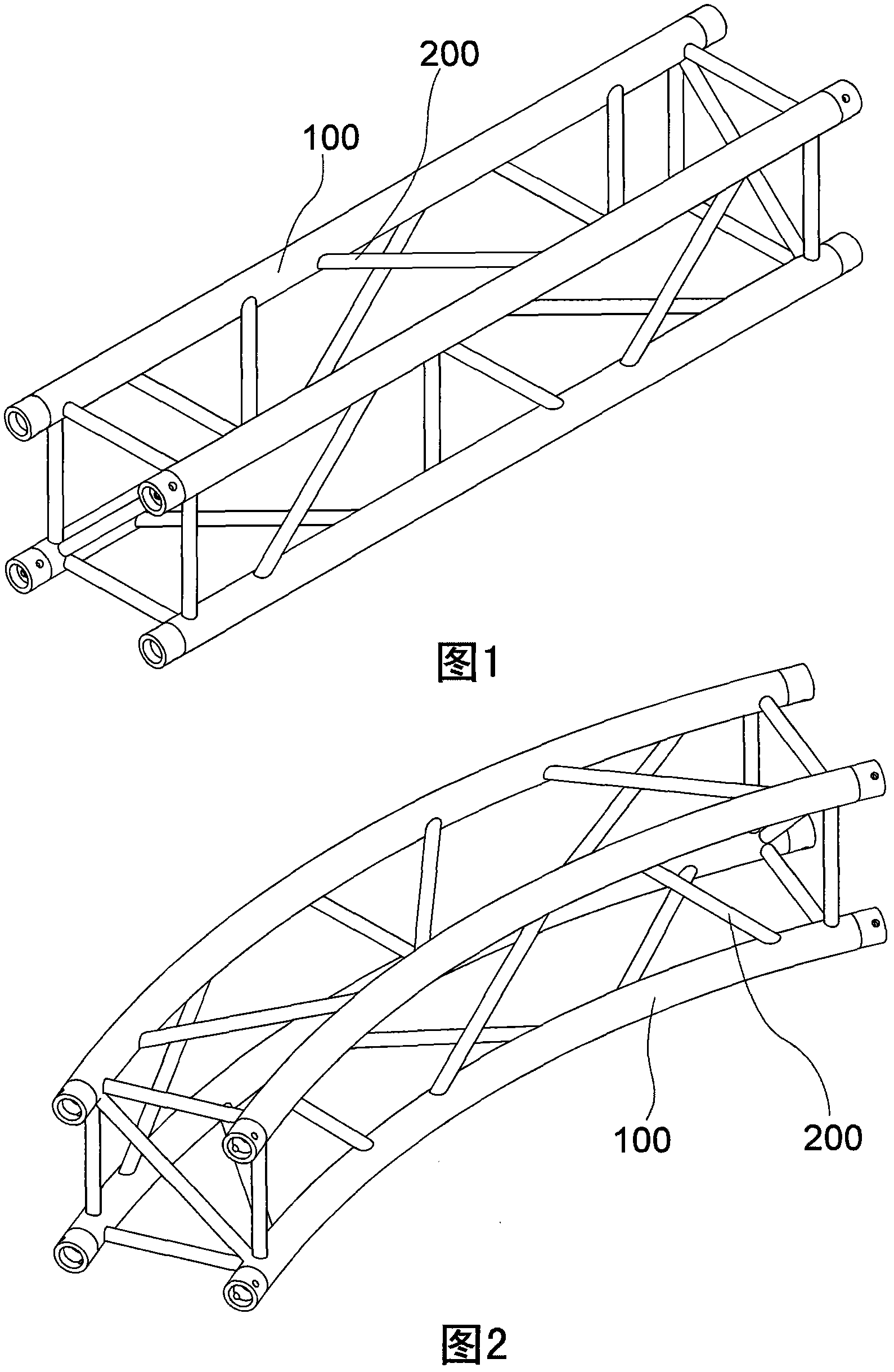 Truss connection device