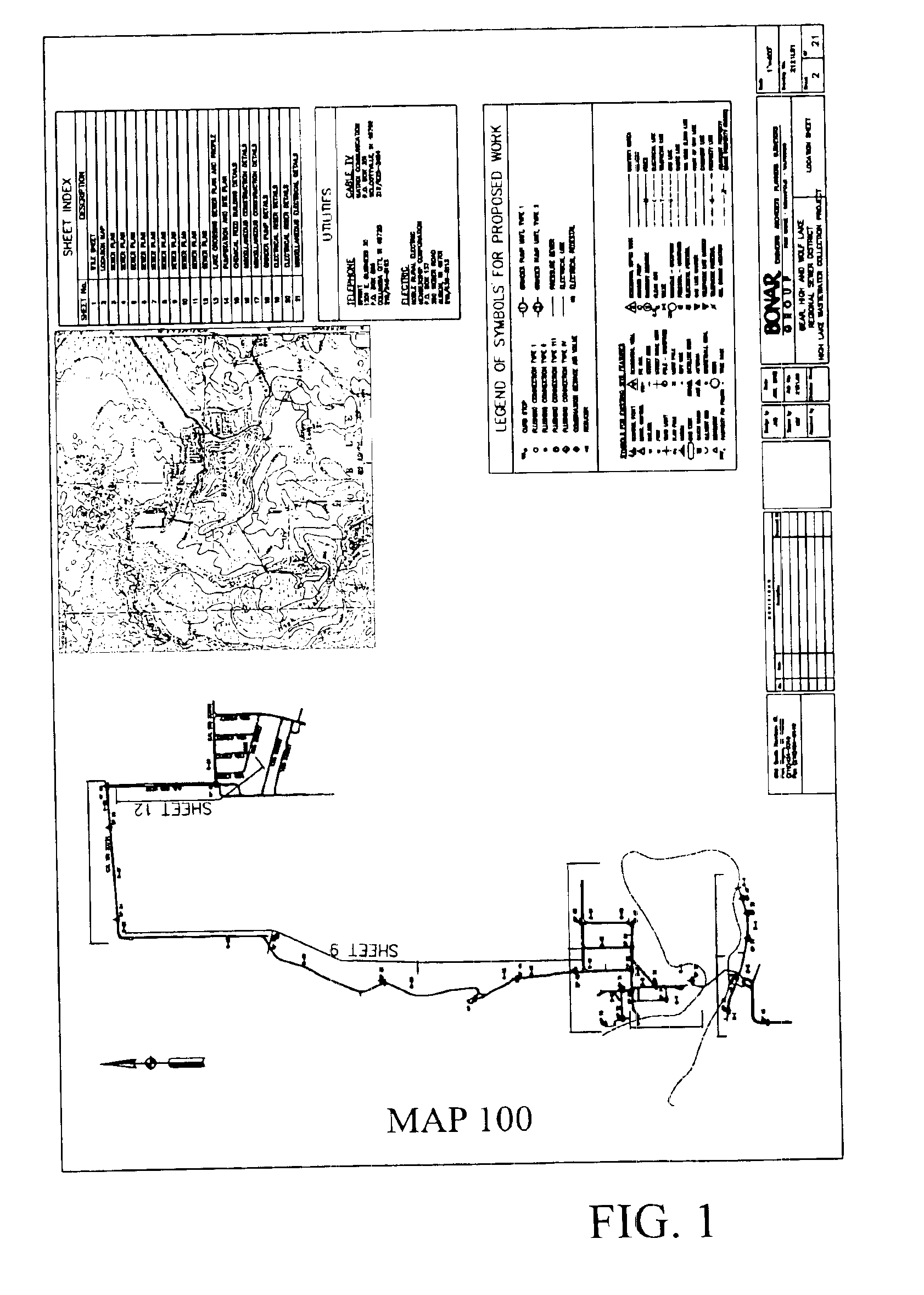 Municipal utility mapping system and method