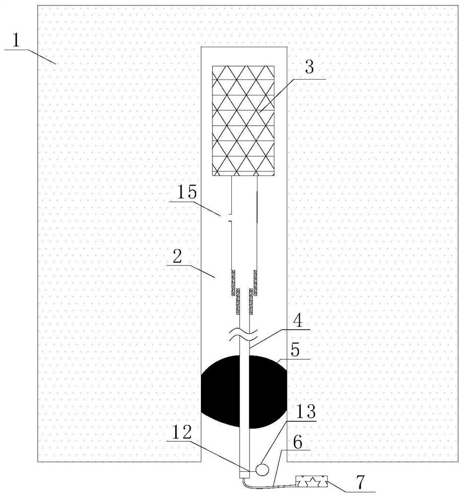 Ultrasonic excitation-assisted hydraulic fracturing pressure relief method for improving permeability in underground coal mine