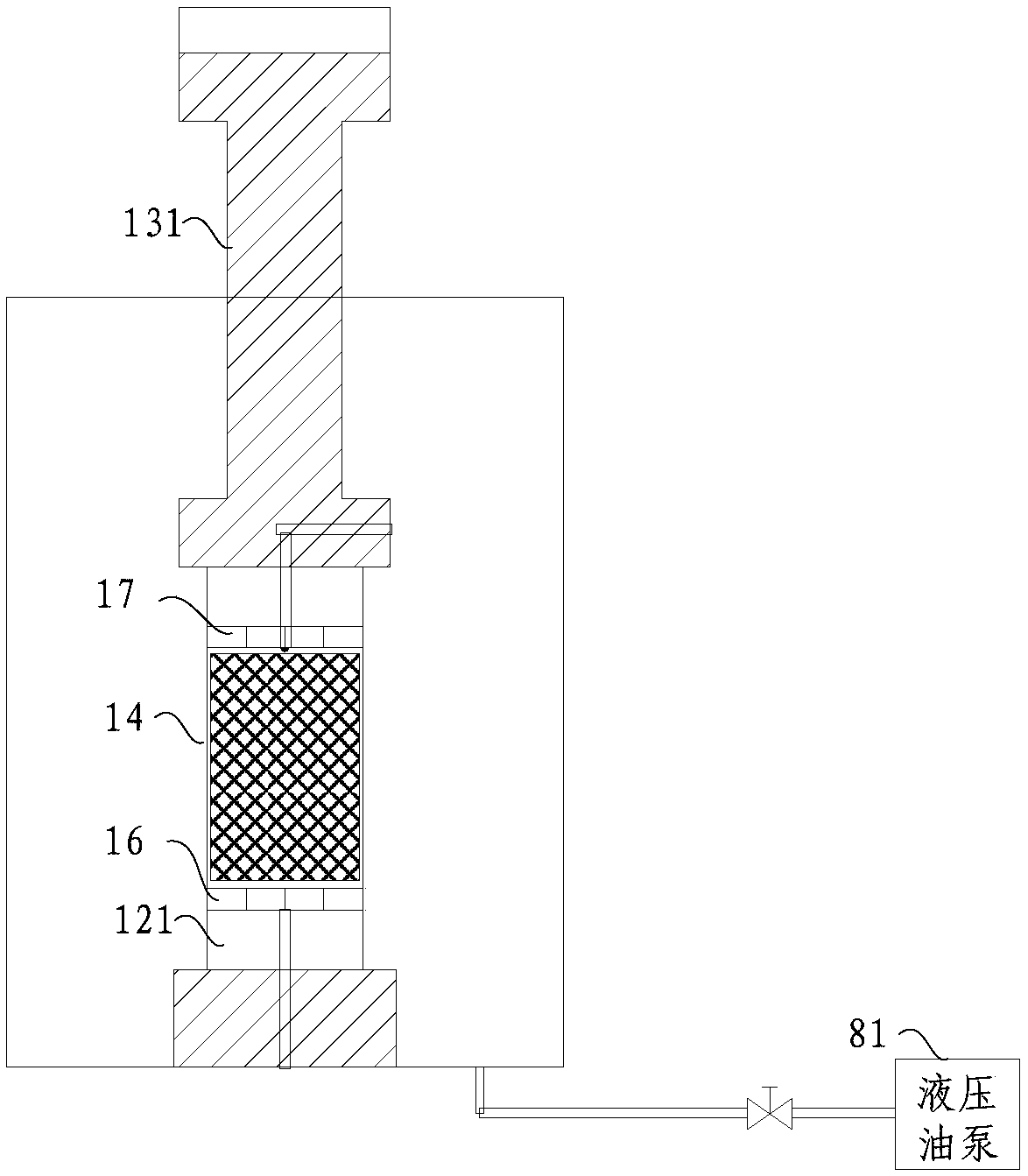 Device and method for testing permeability of hydrate coal containing gas