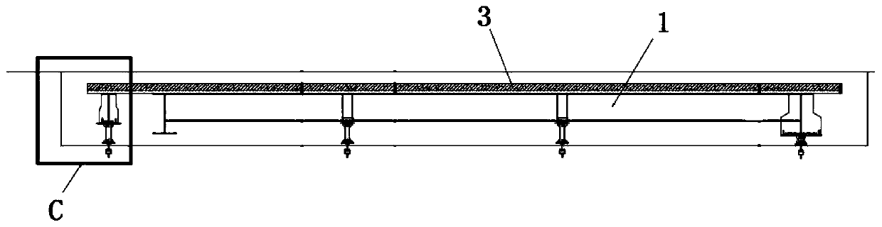 High-altitude ceiling decorative aluminum plate mounting method and device