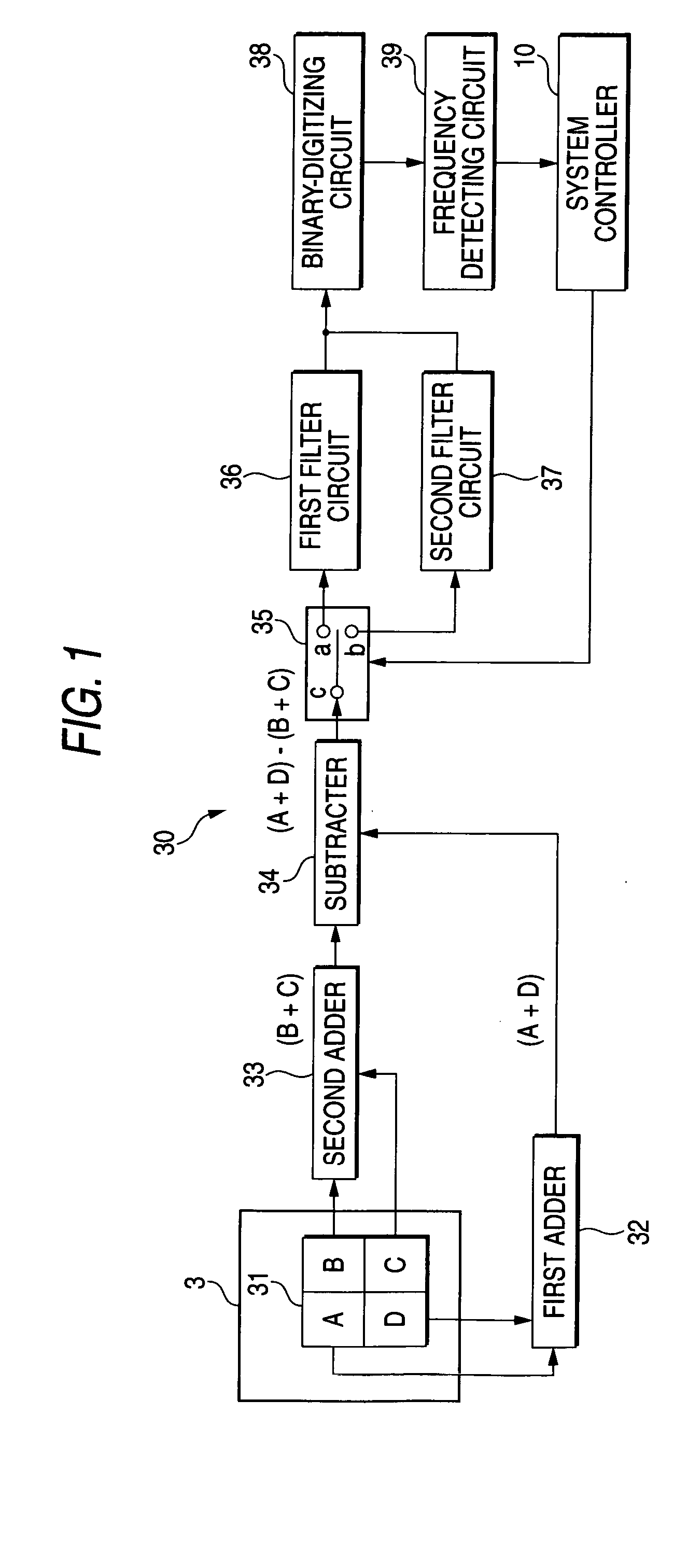 Wobble signal detecting circuit for optical disk device and wobble signal detecting method
