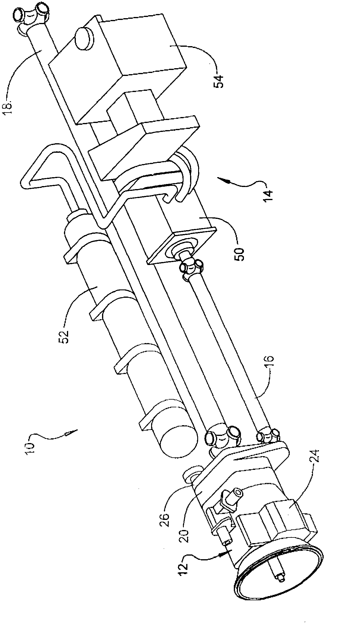 Adapter for connecting a countershaft transmission with a hydraulic launch assist system