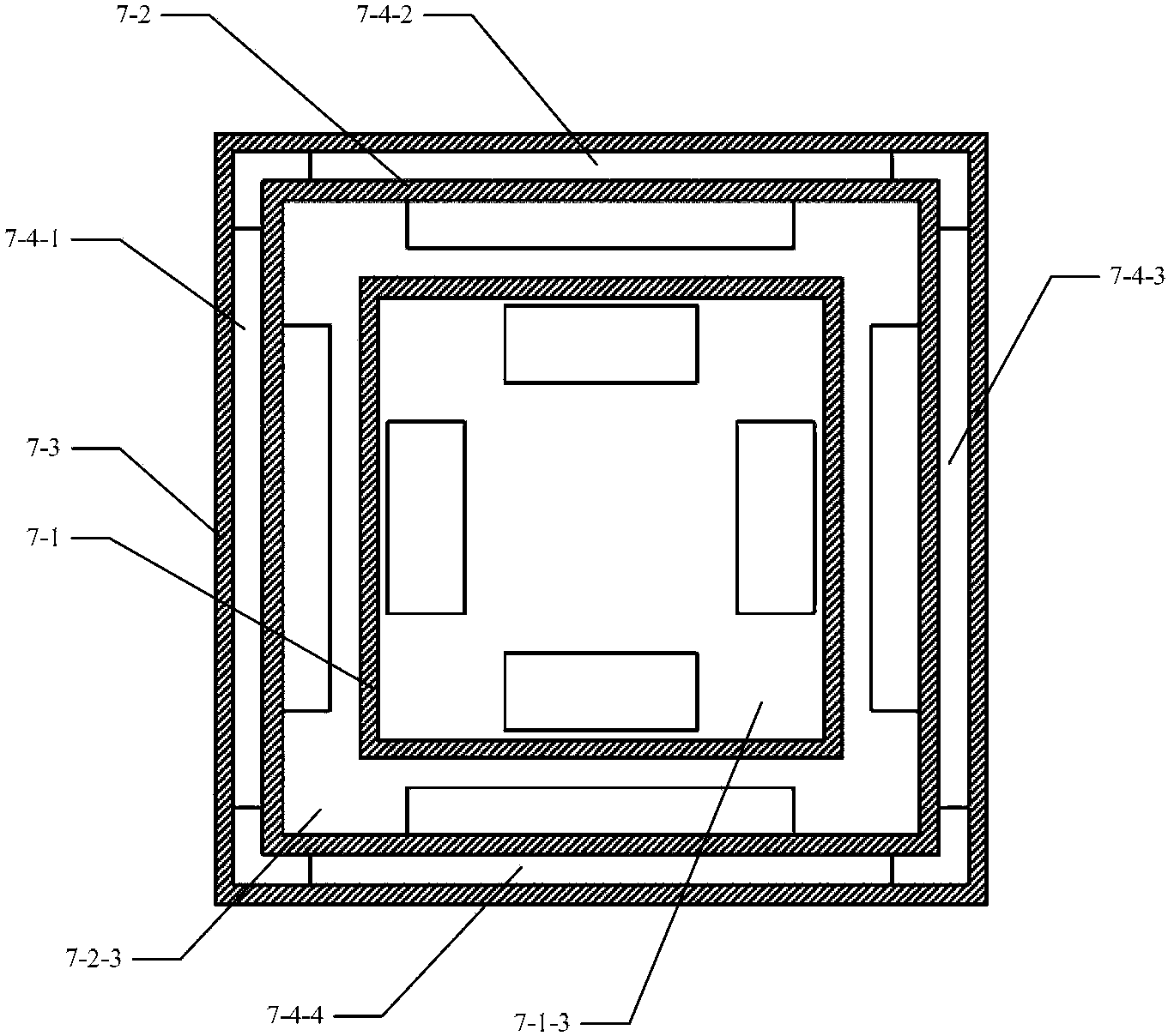 A pulsed electric field treatment chamber