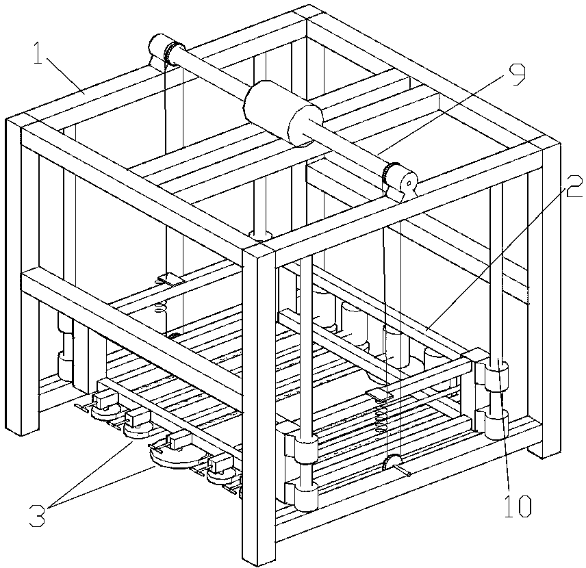 Cutting device for dual-mode self-insulation building block production line