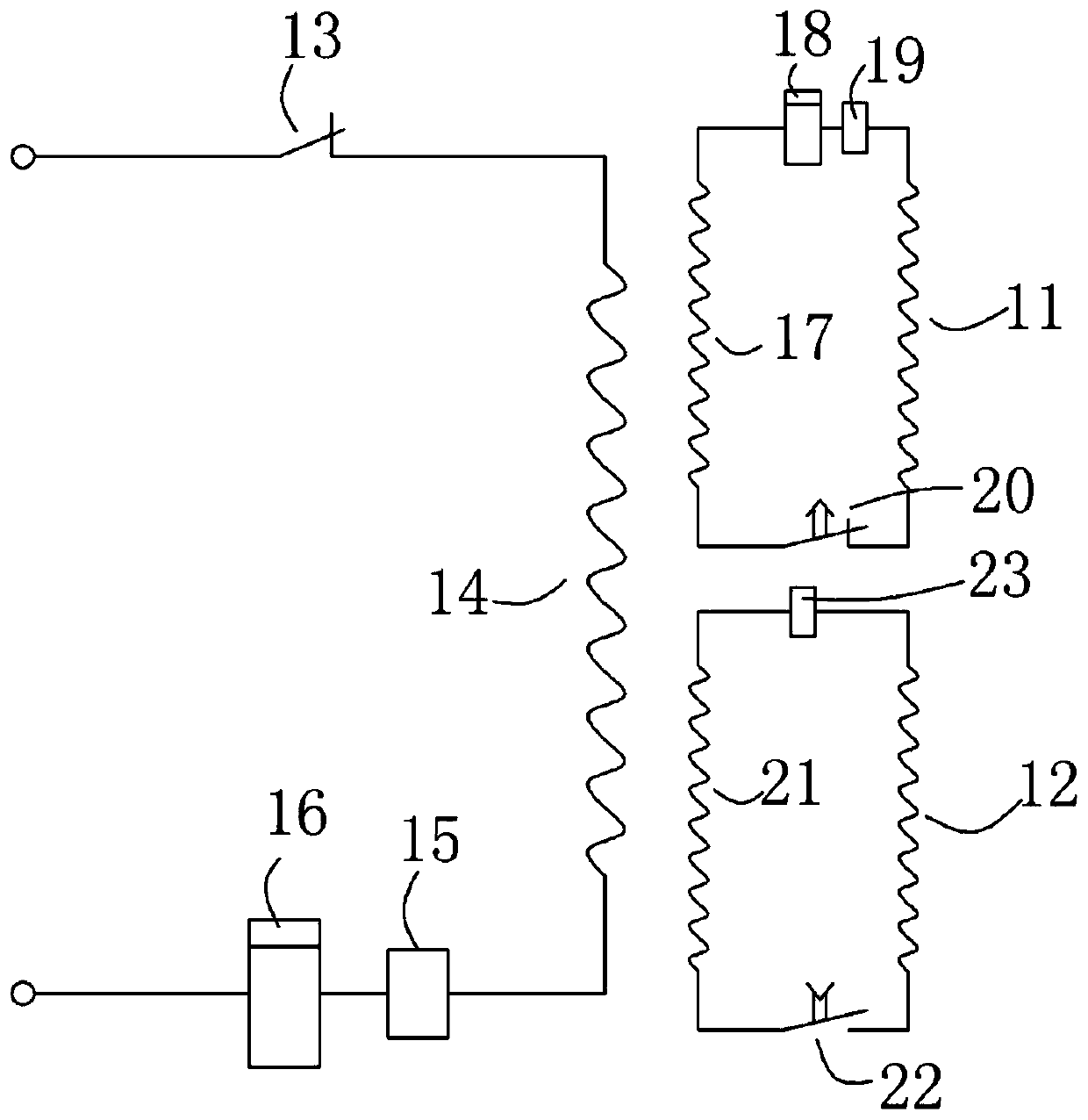 Universal joint structure of steel structure X-beam Y-shaped column