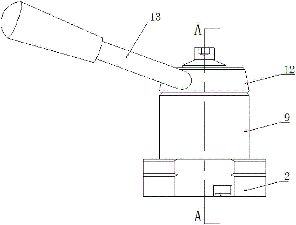A manual rotary hydraulic reversing valve
