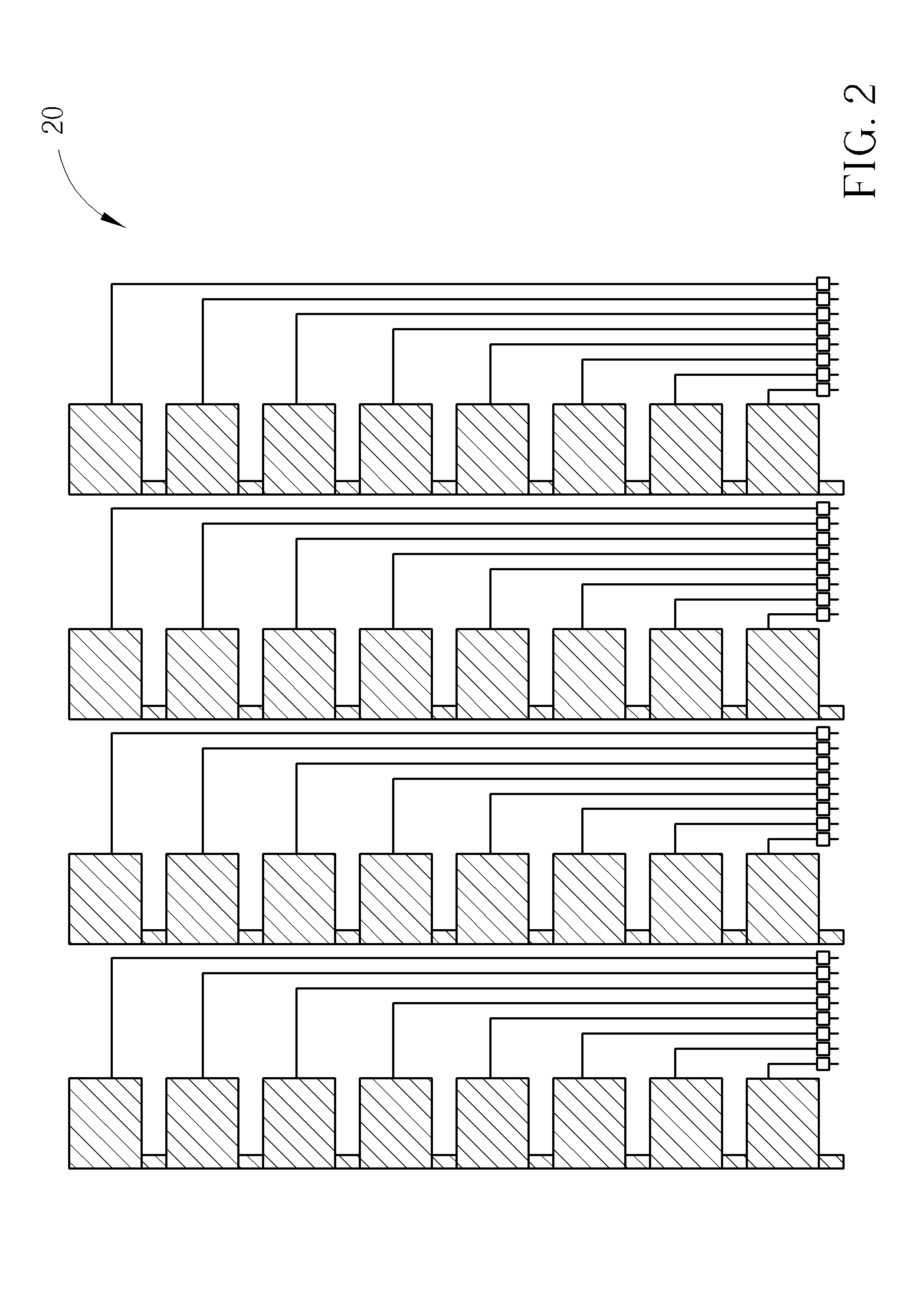 Single-layer mutual capacitive touch screen