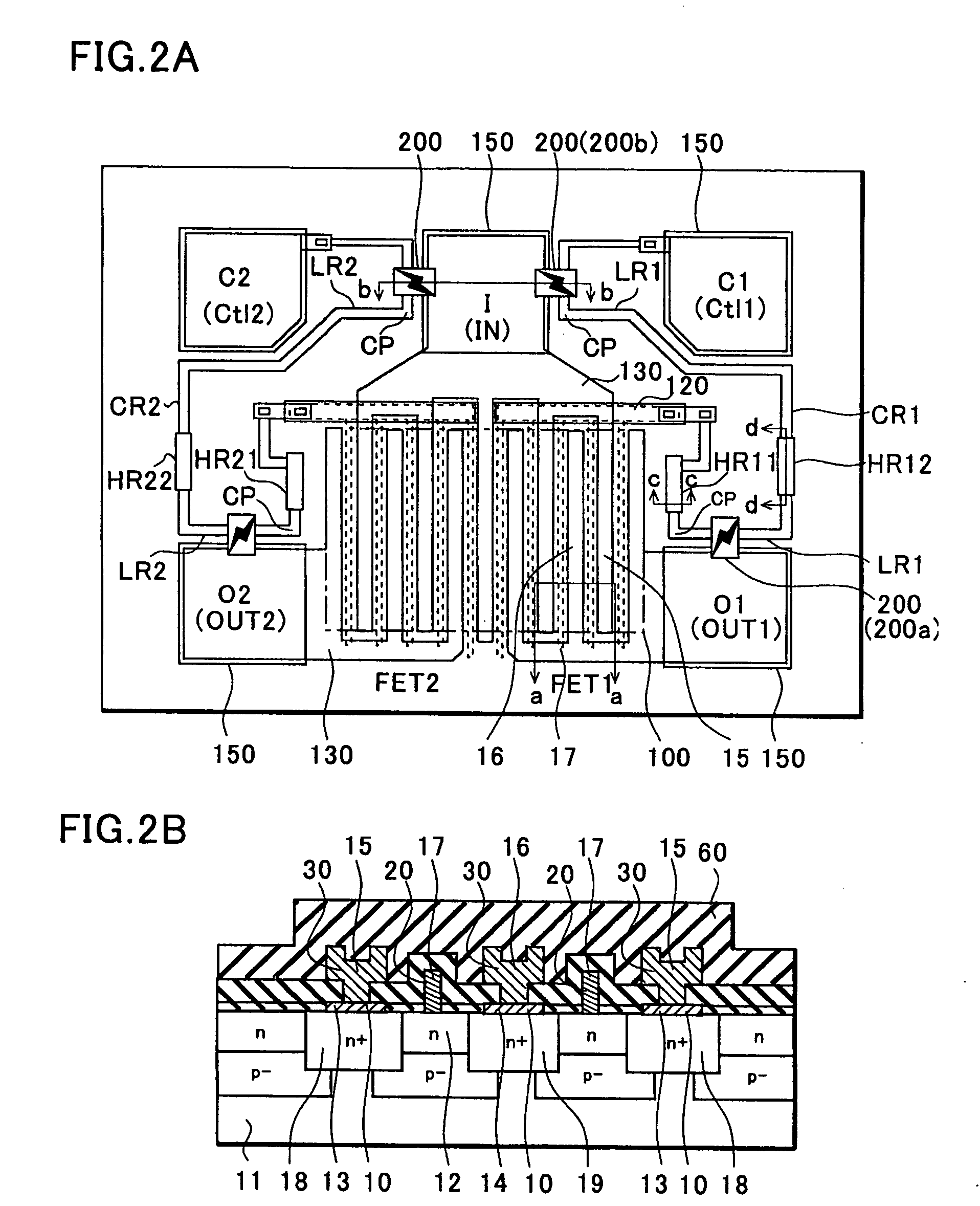 Compound semiconductor switch circuit device