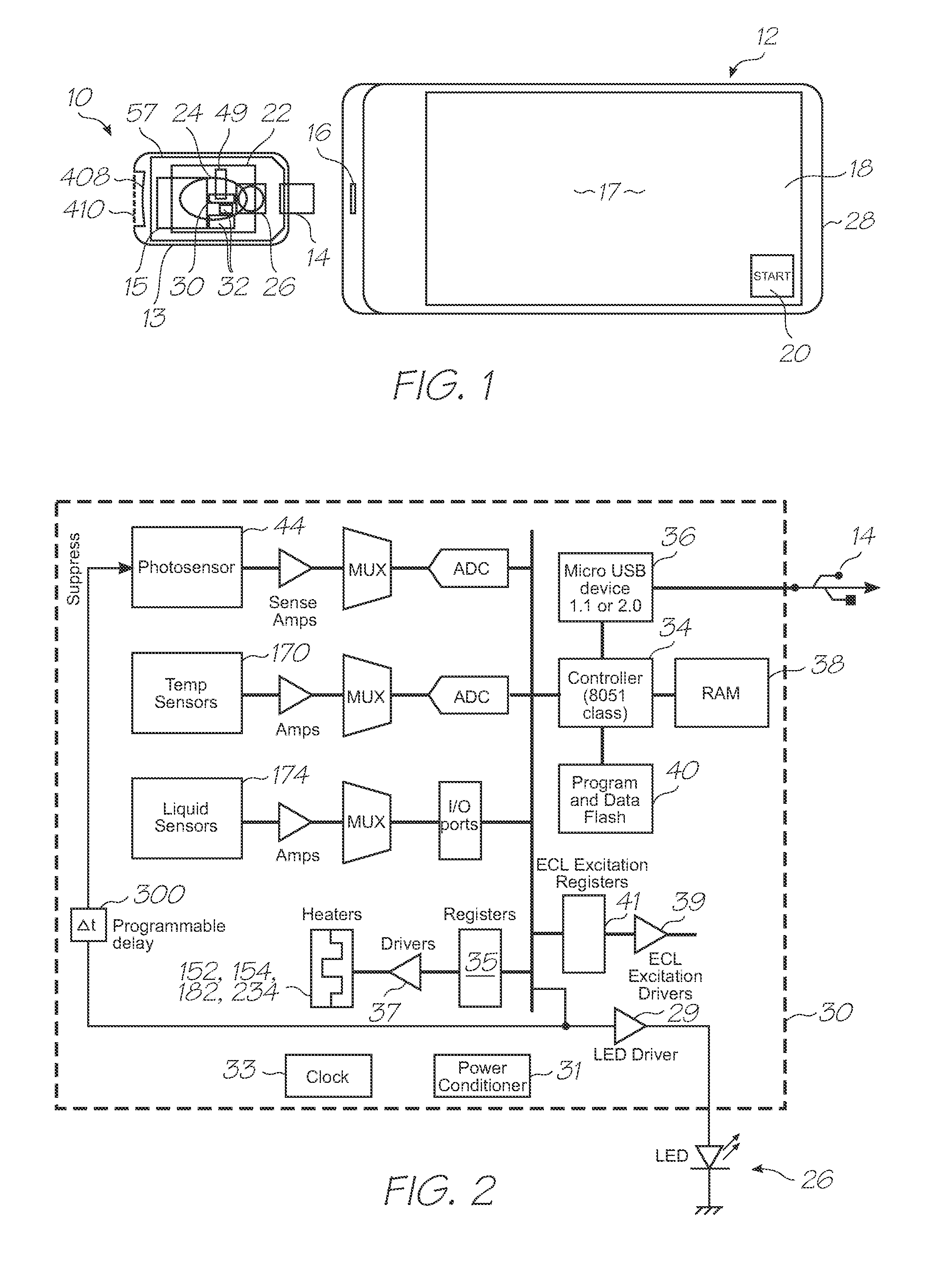 Microfluidic device with low reagent volumes