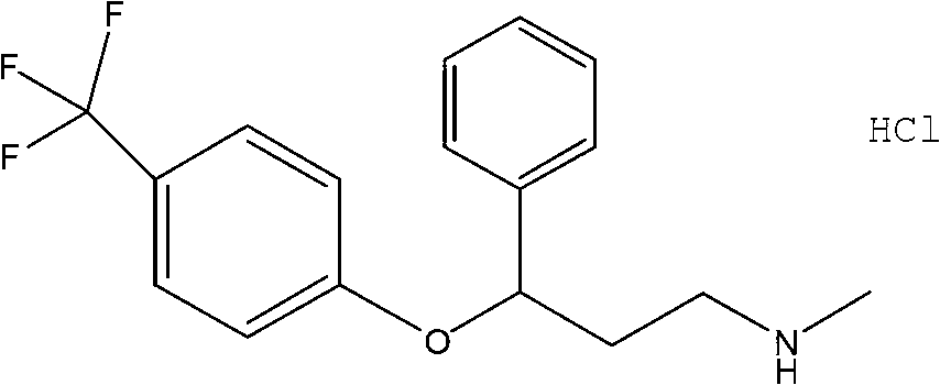 Fluoxetine hydrochloride liposome solid preparation