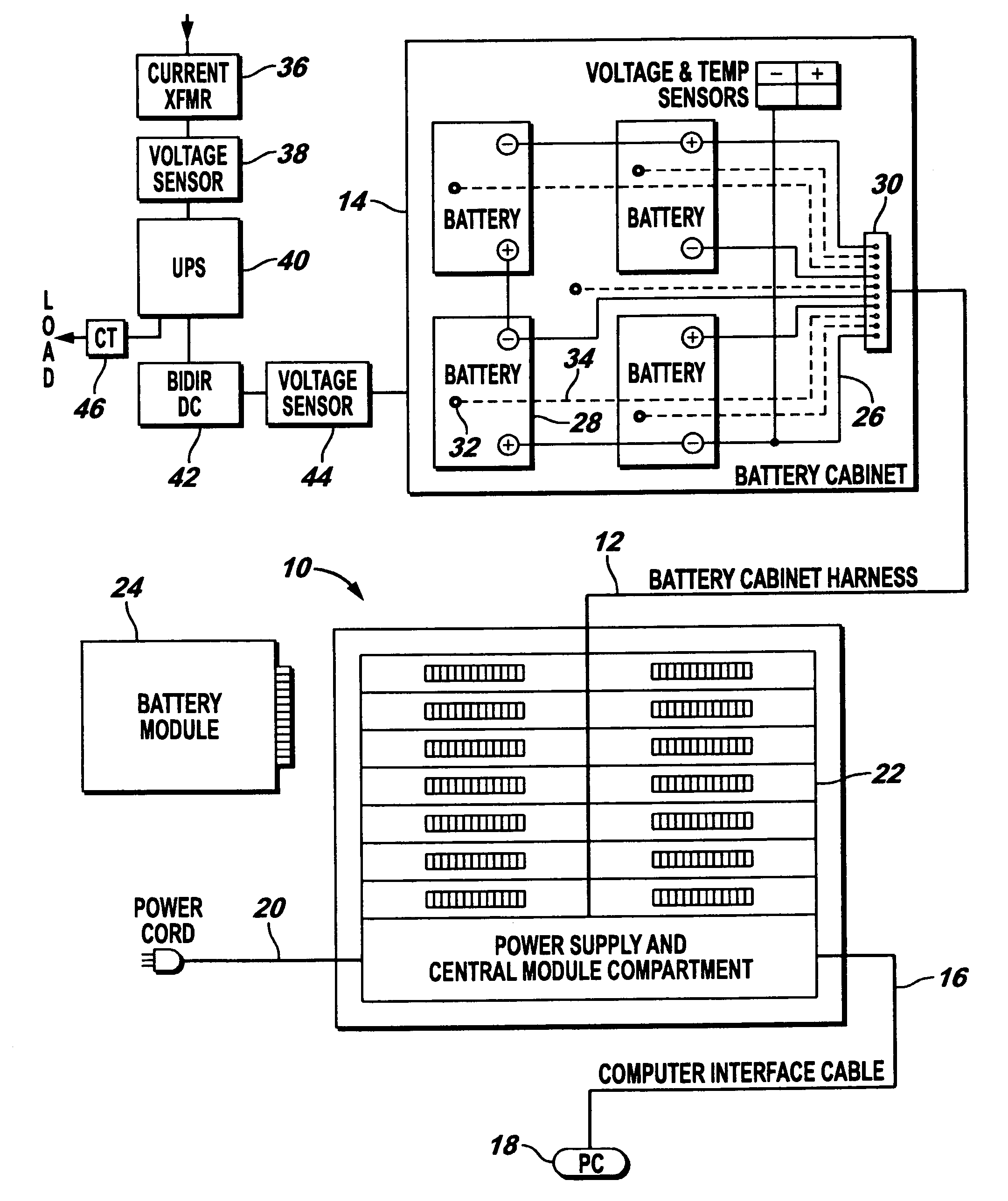 Method and system for monitoring power supplies