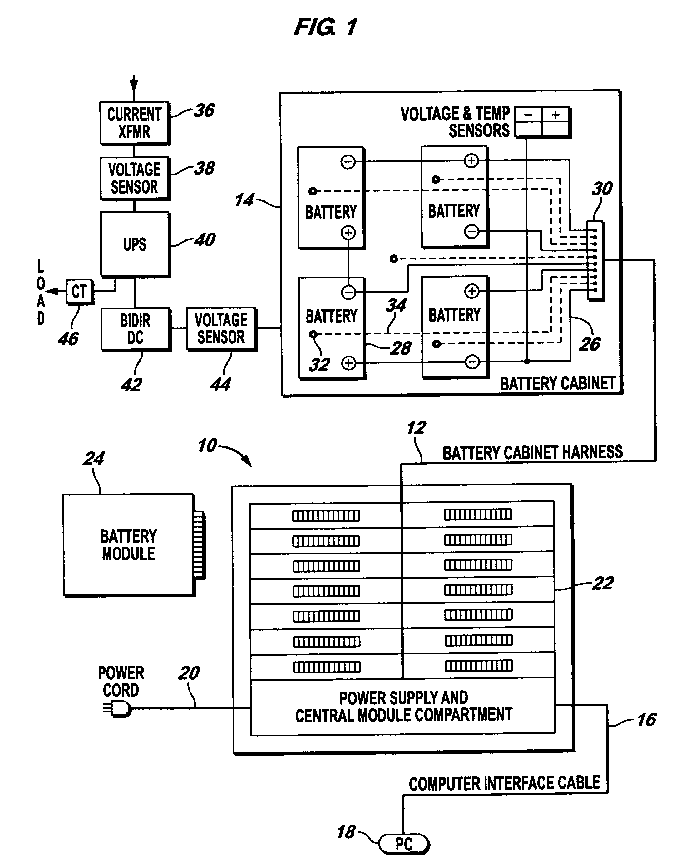 Method and system for monitoring power supplies