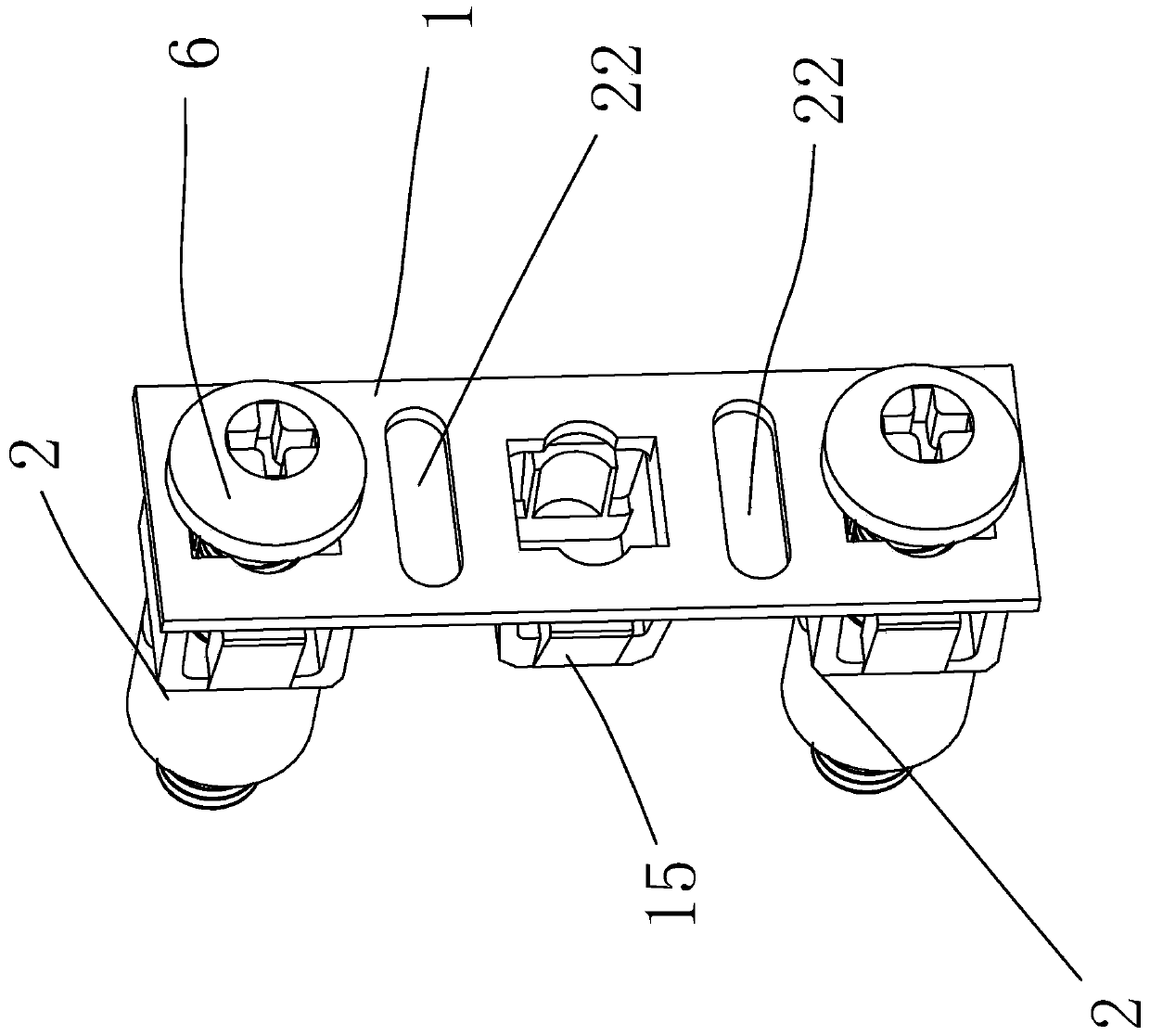 A rack connection accessory and its distribution frame