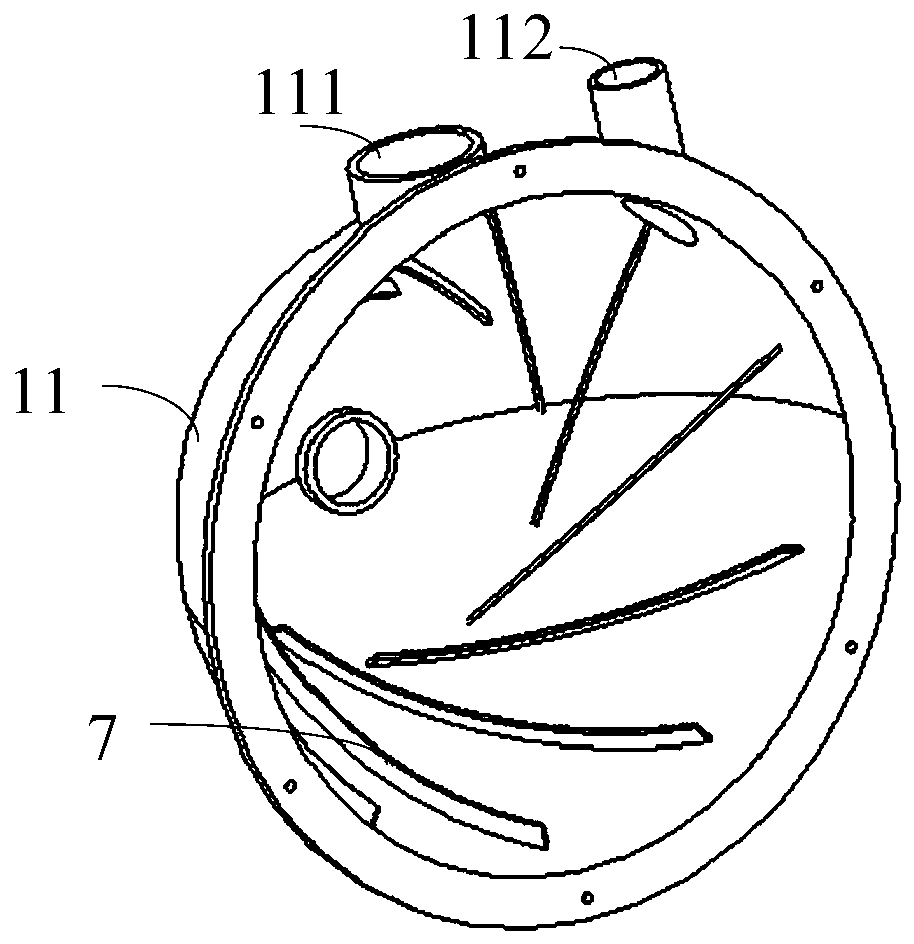 Device for recovering nitrogen from aluminum ash