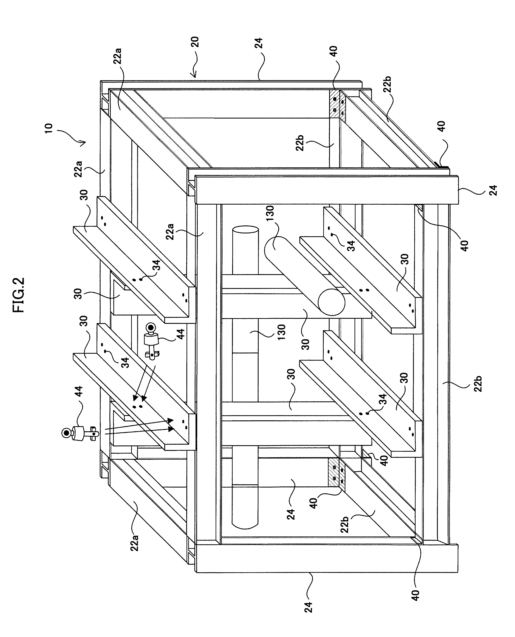 Module structure and plant construction method
