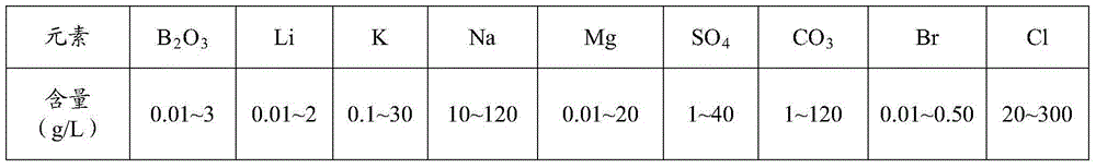 Method for extracting Mg, K, B and Li from mixed brine by utilizing natural energy