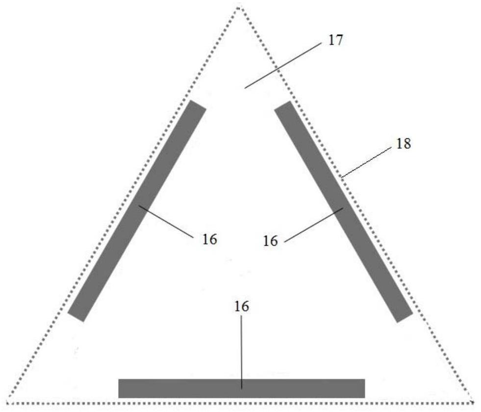 Special-shaped electrochromic glass capable of being driven in time-sharing mode