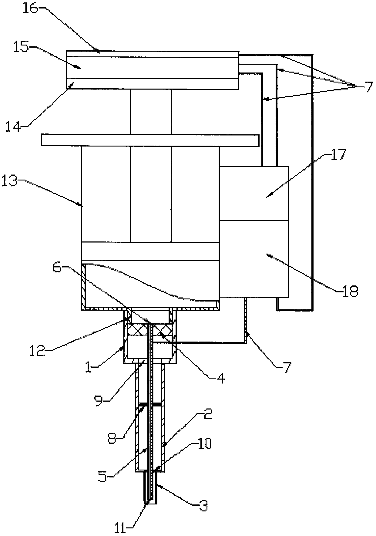 Probing small-sized electrostatic spinning instrument