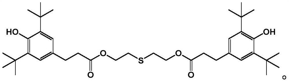 Synthesis method of thiodiethylene bis [3-(3, 5-di-tert-butyl-4-hydroxyphenyl) propionate]