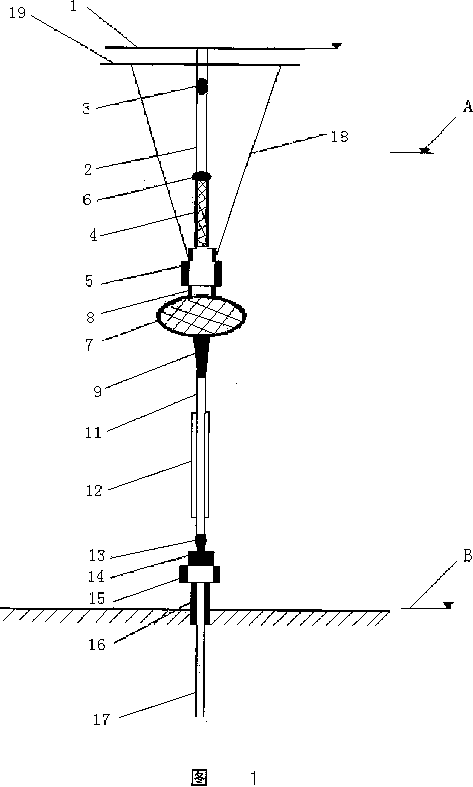 Deepwater drilling device based on near surface deviation