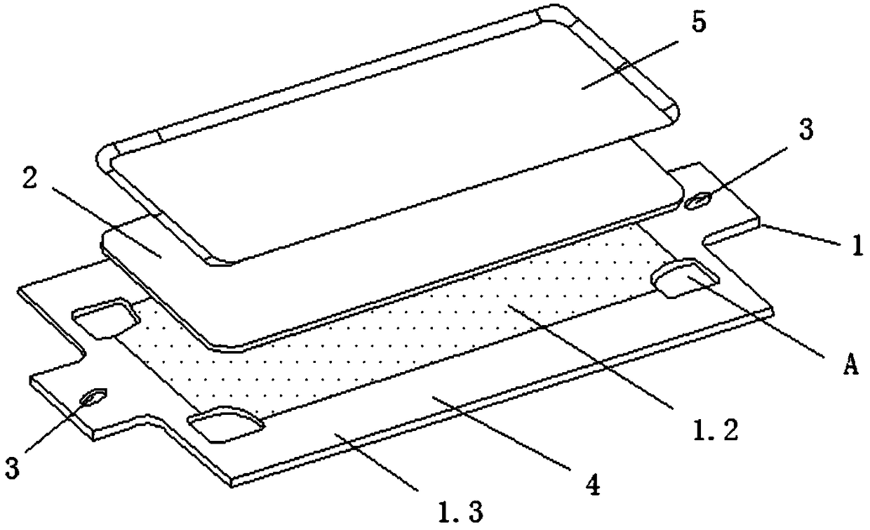 Bearing film for 3D product, composite film comprising bearing film and film laminating method