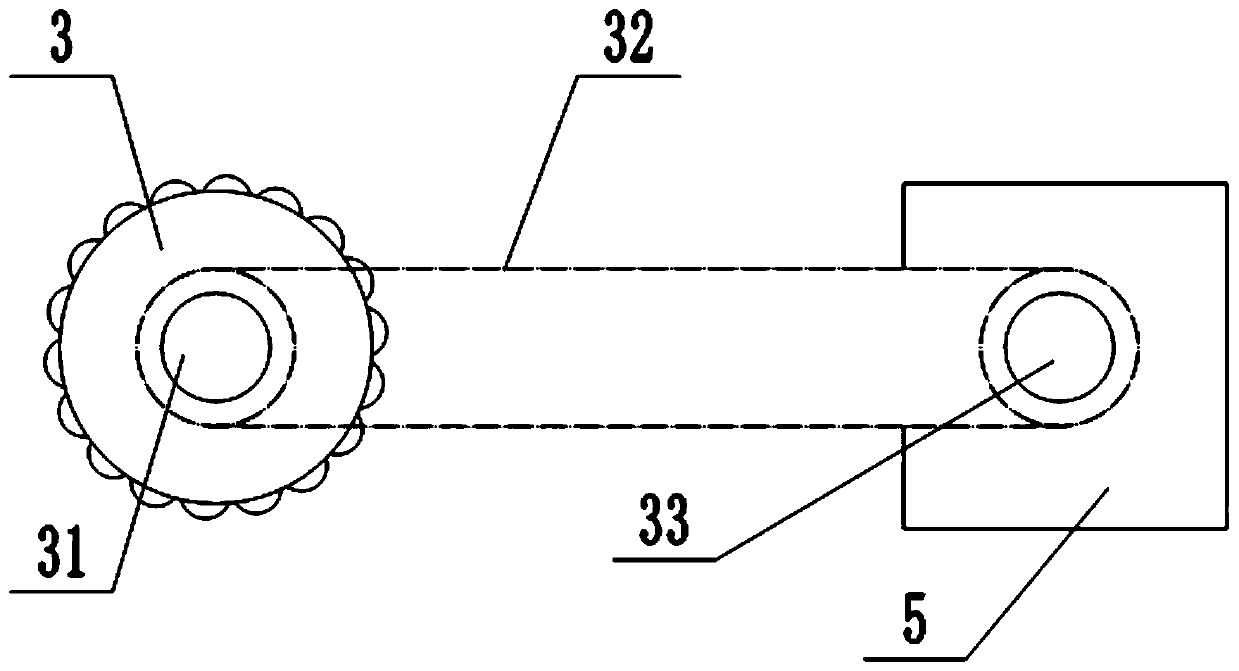 Dyeing cloth drying and winding device