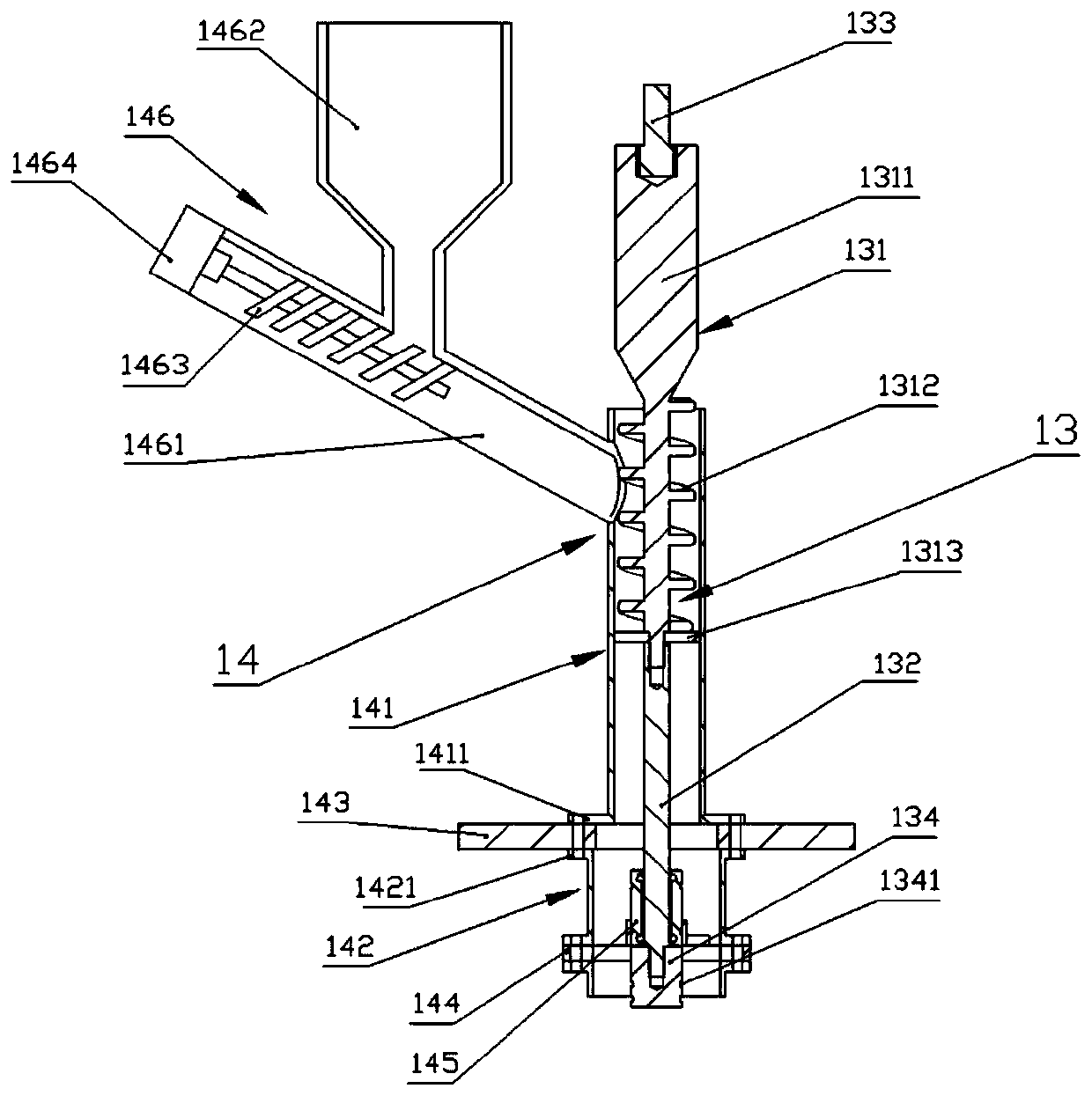 Ultrasonic plasticizing micro-injection molding machine main body and molding method