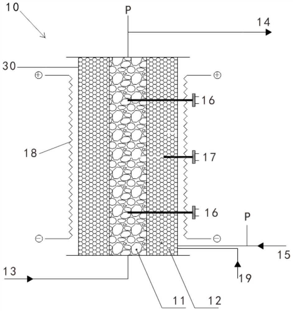 Device for preparing carbon-doped chemical vapor deposition tungsten coating