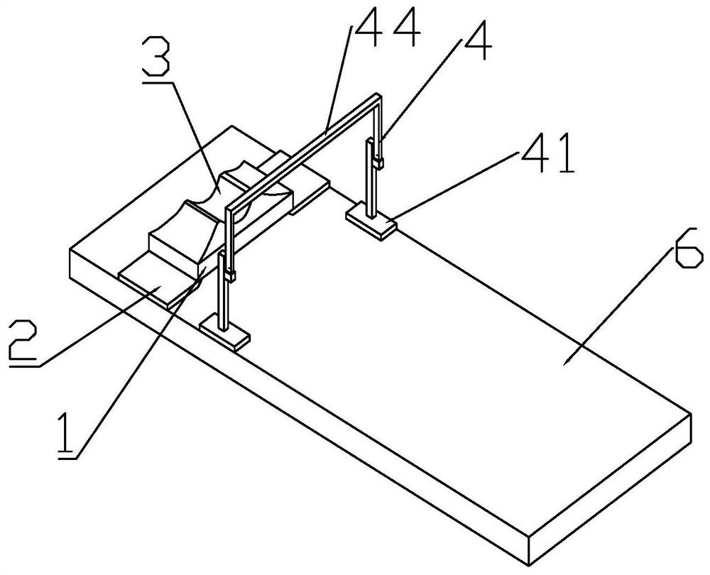 Portable head position and support system for cataract blindness prevention surgery