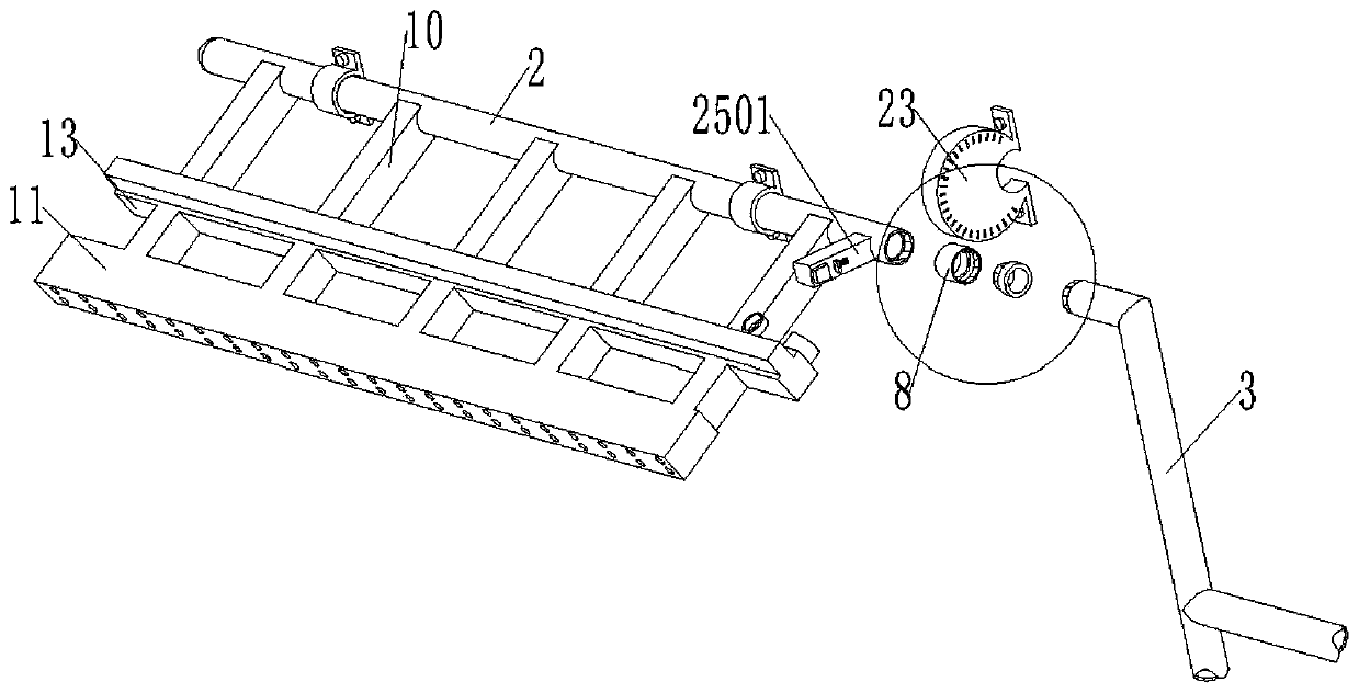 Air-injection dedusting device for long-fiber processing spinning equipment