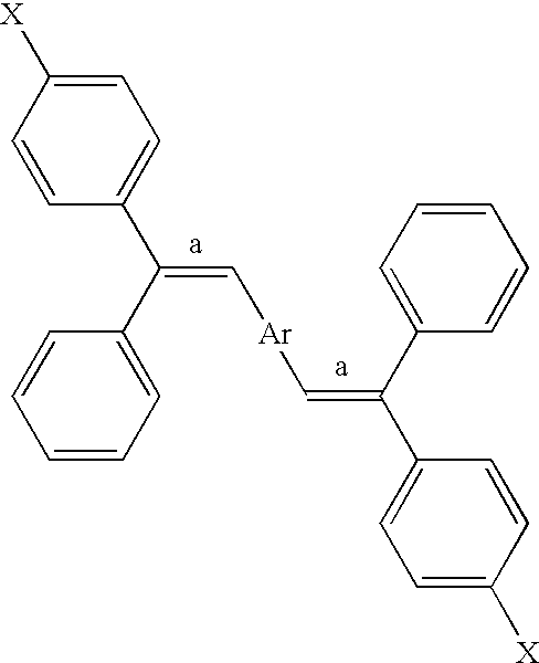 Bis (diphenylvinyl) arene compound