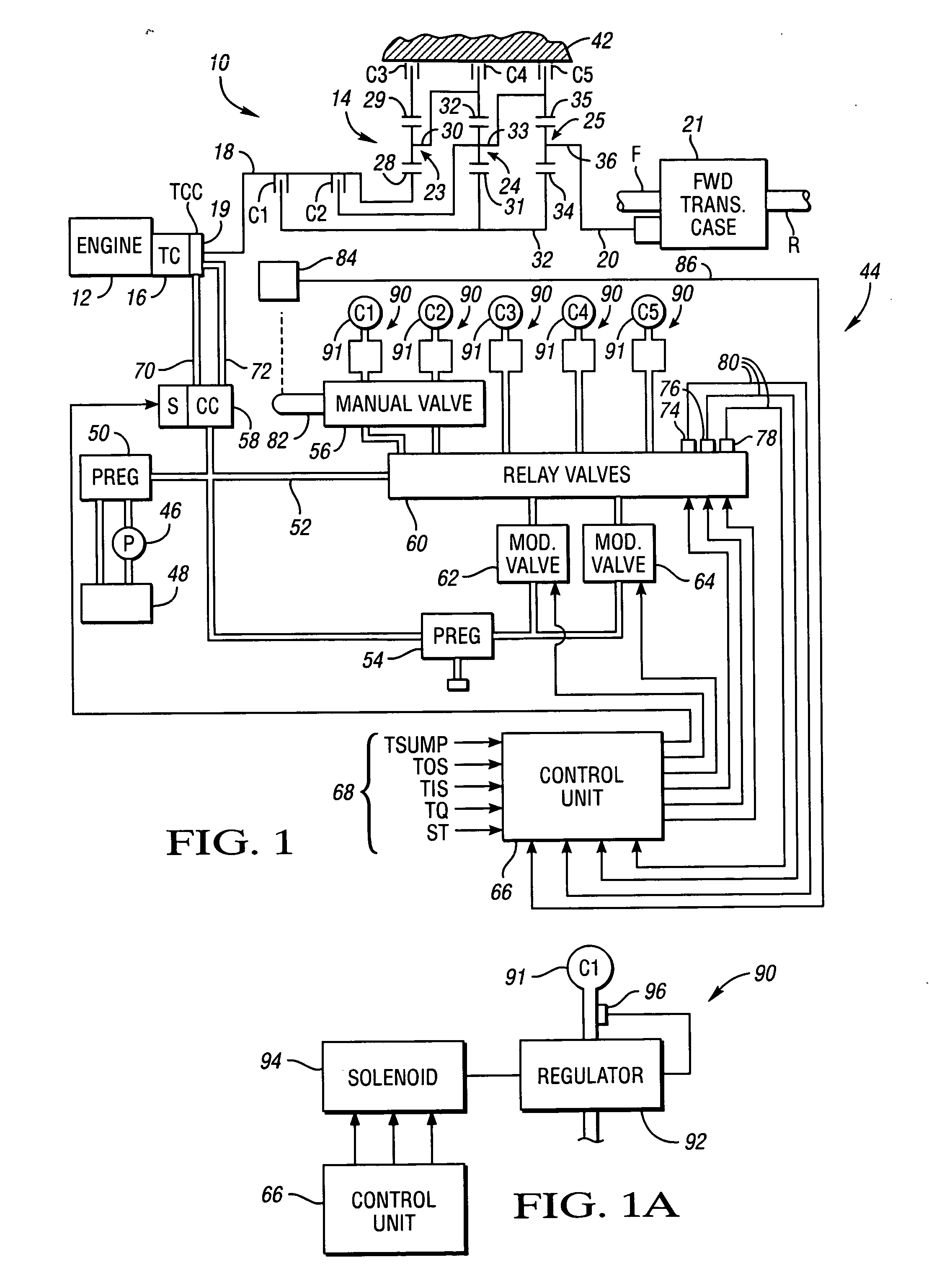 Method and apparatus for adaptive control of closed throttle downshifts in an automatic transmission