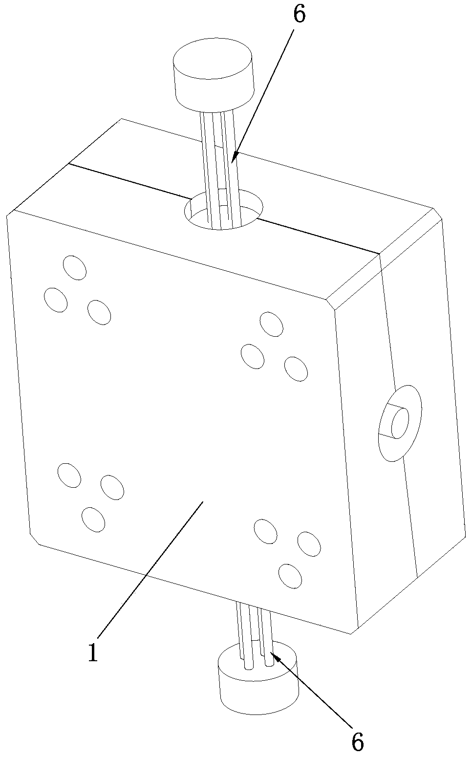 Metal seamless pipe extrusion forming device and forming method