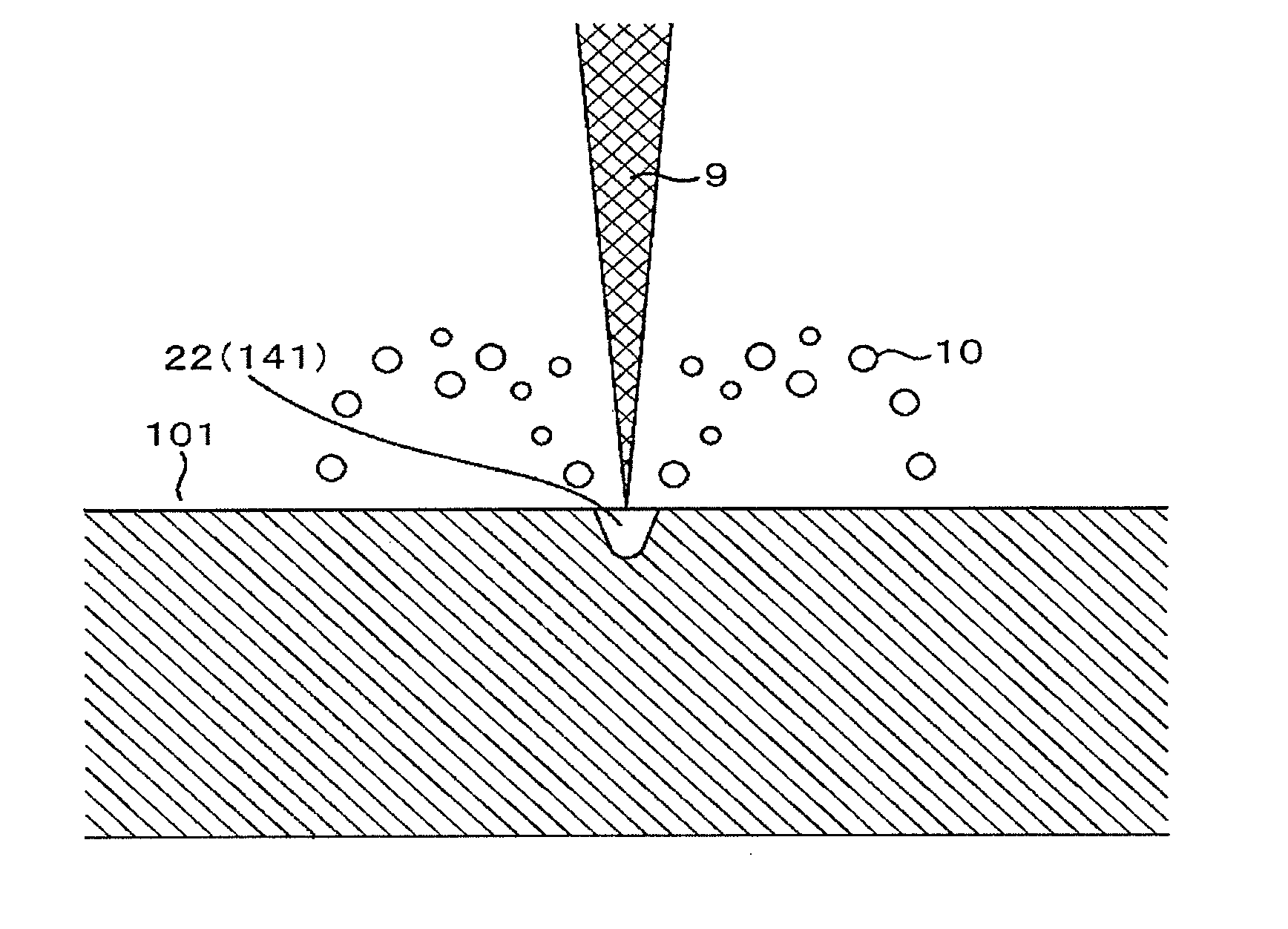 Composite Molded Body of Metal Member and Molded Resin Member, and Surface Processing Method of Metal Member