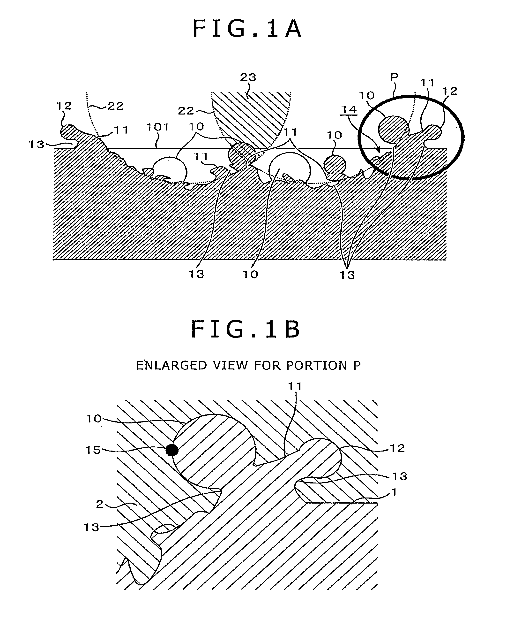 Composite Molded Body of Metal Member and Molded Resin Member, and Surface Processing Method of Metal Member