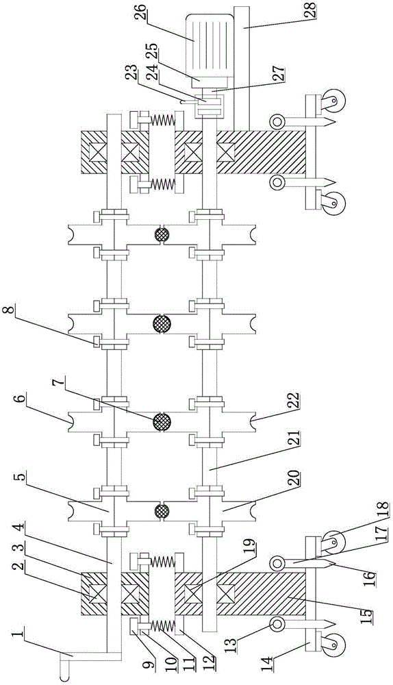 Power transmission line wiring device