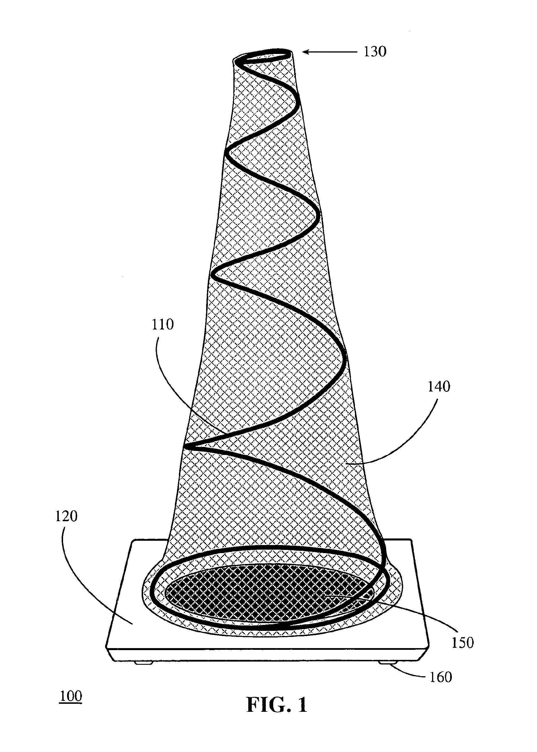 Compact safety cone