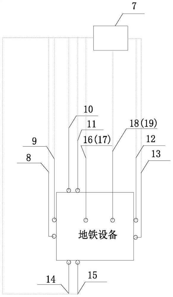 System and method for measuring calorific value of equipment in subway equipment room