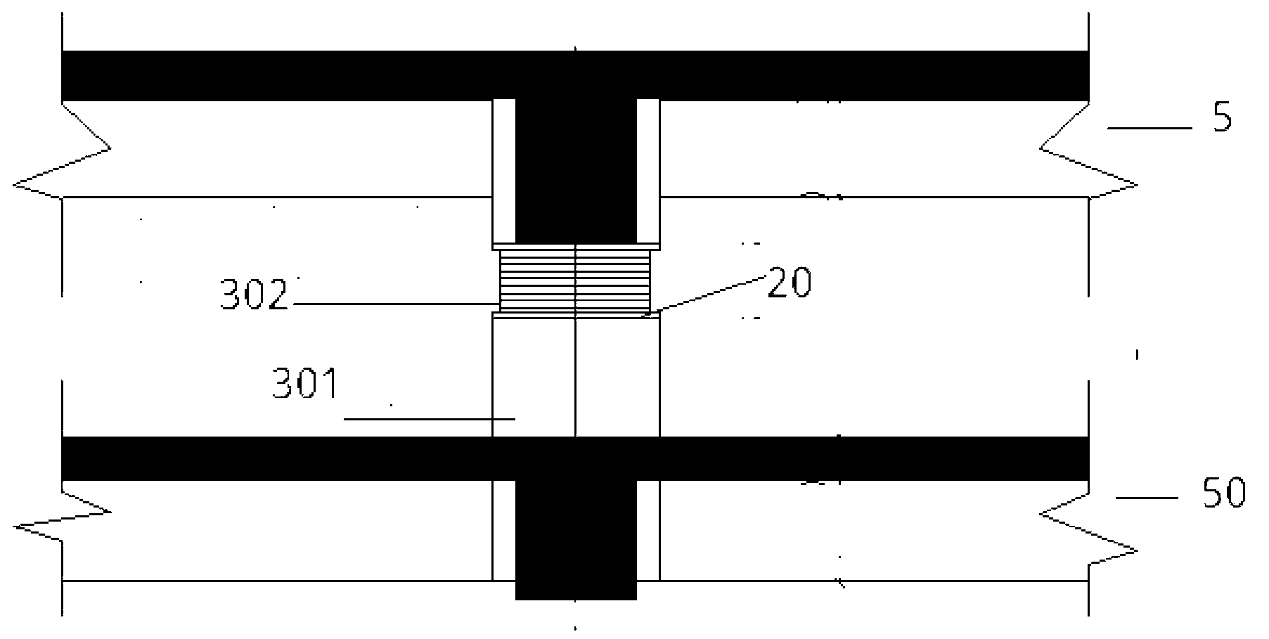 Construction method of construction damping device