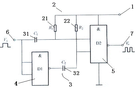 Pulse frequency multiplier circuit