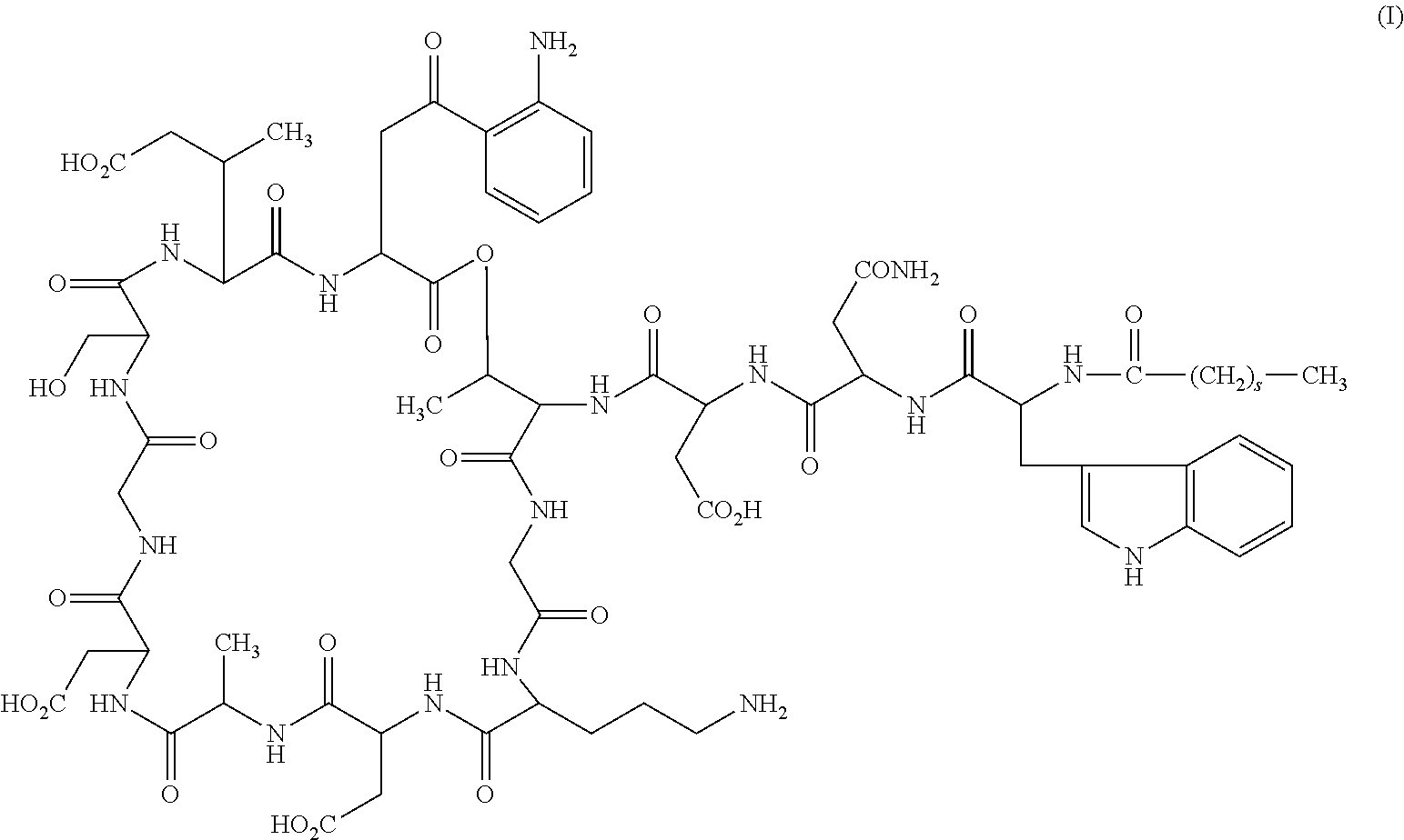 Formulations of daptomycin