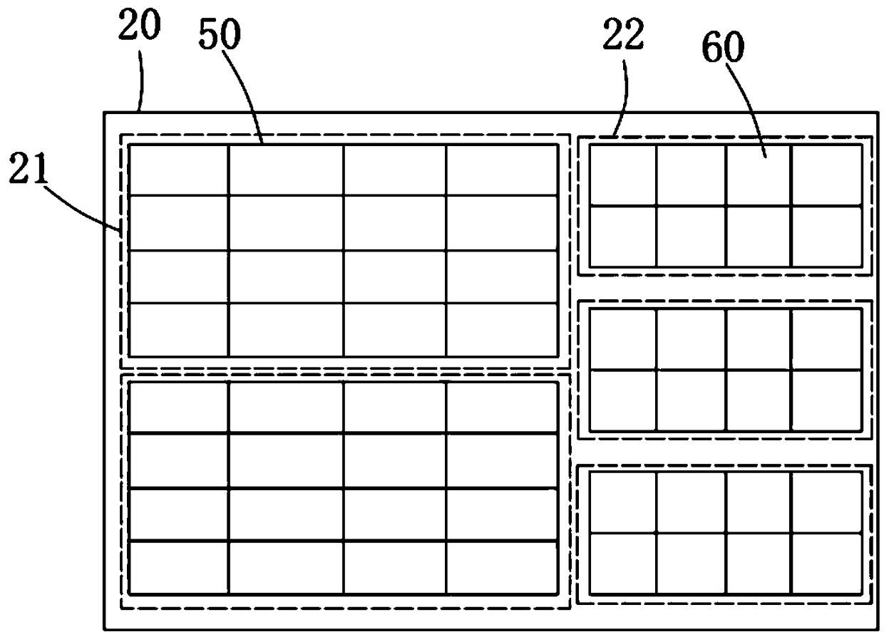 Method for manufacturing display panel in mixing and cutting mode, and display panel