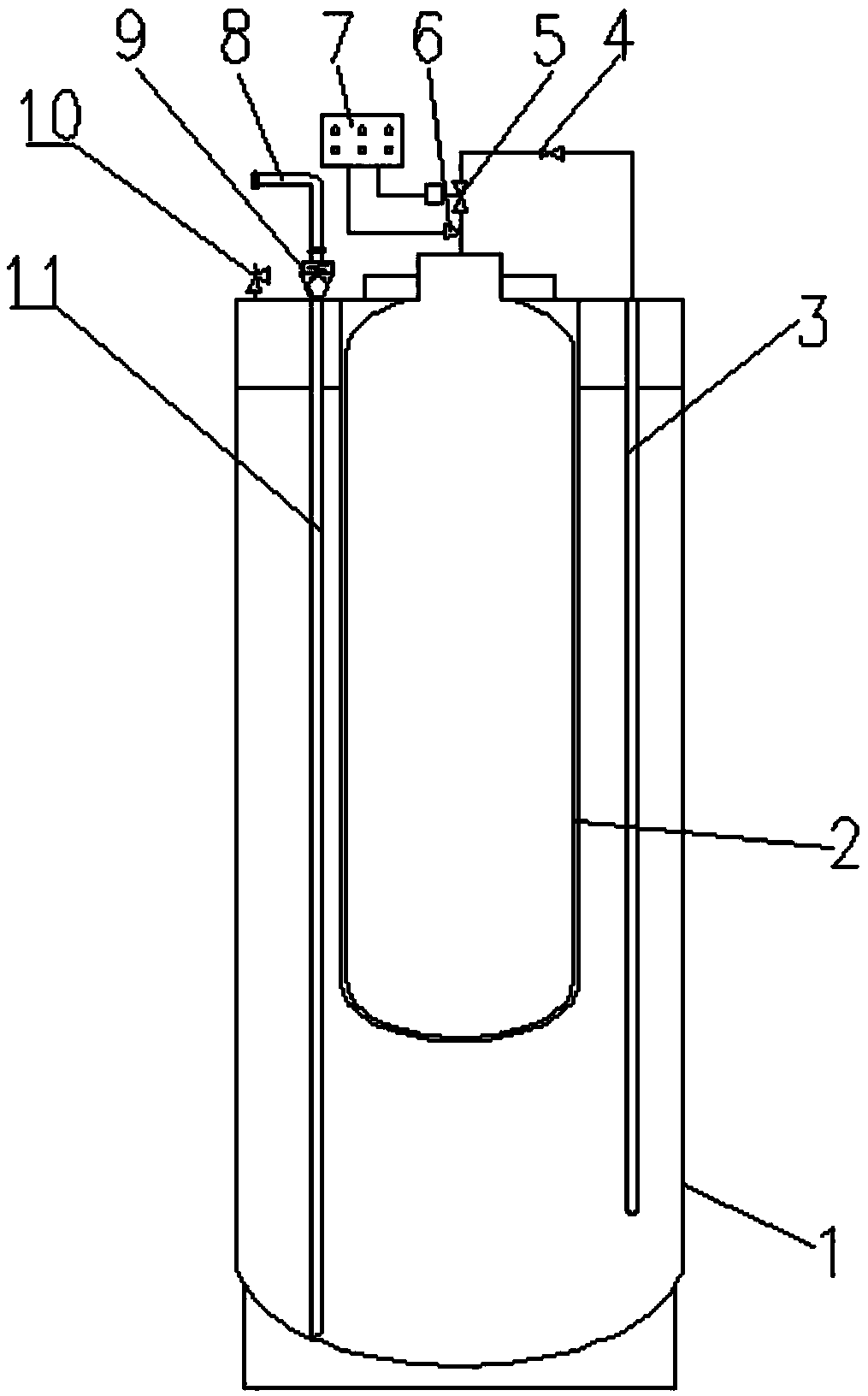 Controllable spraying cold aerosol fire extinguishing device